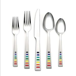 40 PIECE!! Fiesta Celebration Flatware set!